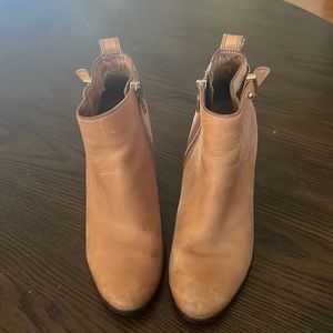 Coach Tan booties size 6